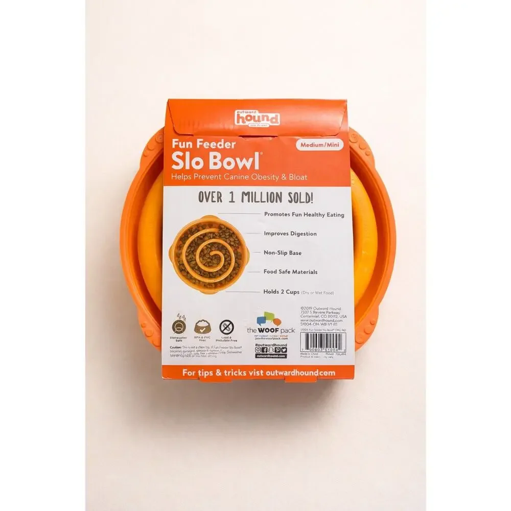 Outward Hound Fun Feeder Dog Slo Bowl Med/Mini